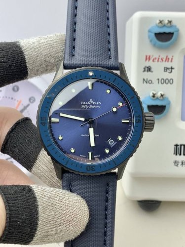 Tws Blancpain Fifty Blue Ceramic!! Ddd