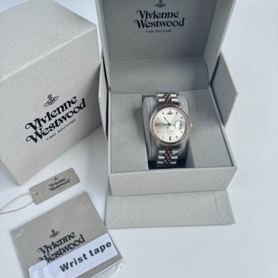 viviennewestwood Watch 37Mm Silver Dial Quartz Movement Female Watch 50 Meter