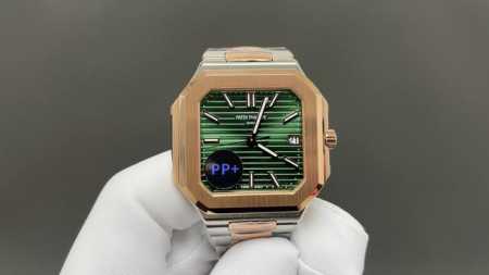 Pp+ Patek Philippe Square New Series Cubitus 5821 Watch Highlights: 1 Movement: - Click Image to Close