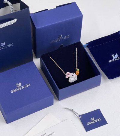 Swarovski New Rabbit Necklace This Necklace Has A Very Special Design, Hanging O