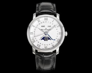 Gr Factory New Blancpain Classic Series 6654 Full Calendar Moon Phase Watch 1 St