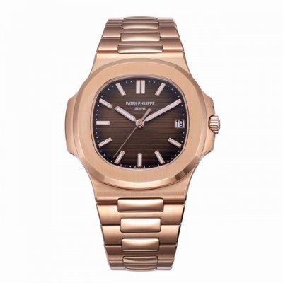 This is the top-of-the-line Patek Philippe Nautilus, a replica of the iconic Pa