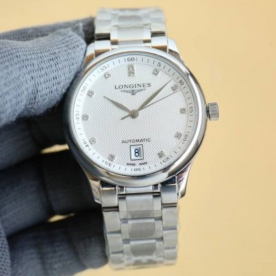 Platinum 910Tw Longines Master 6-digit series original mold, front and back sapp