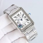 White case, gold band, diamonds, plus 50, steel band, plus another 50. Tw Facto