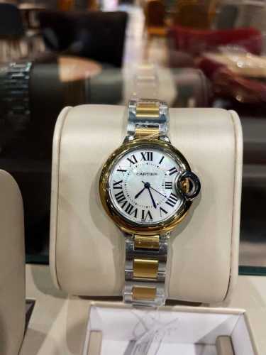 Two-Tone Gold Cartier Size: 33Mm A Masterpiece Of Craftsmanship, The Cartier Blu