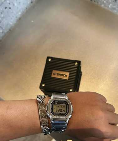 Casio Color Square Steel Strap Special Edition Gmw-B5000D-1Jf B5000 35th Anniver - Click Image to Close