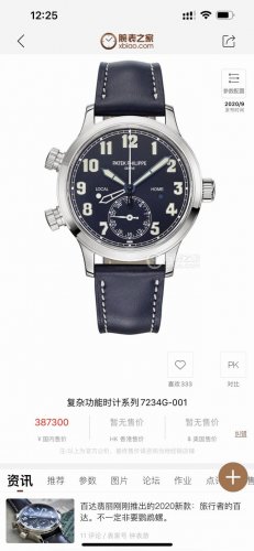 Patek Dual Time Zone Function Ref.5524 Calatrava Pilot Travel Time Watch Series