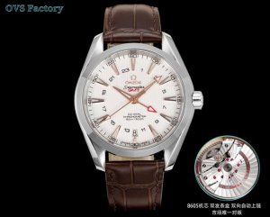 White-gold steel strap +100. Ovs Seamaster 150M GMT equipped with a new 1:1 int