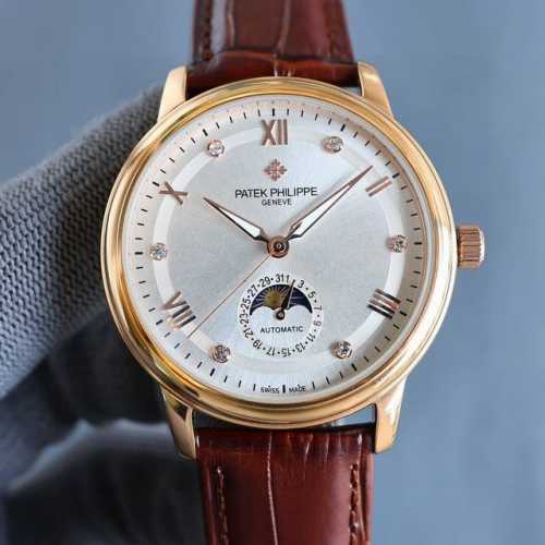 Gold +50 Upgraded Again For 2025, The Patek Philippe Men's Watch. The Moon Phase