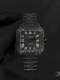 Cartier, Santos Black Knight, available in both genuine diamond and regular dia