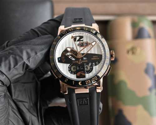 White Shell Rose Shell 820 Ulysse Nardin Top Selling Men's Watch Diameter 44mm