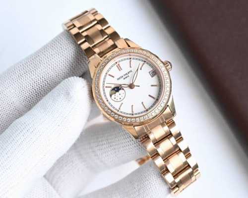 White - Gold Patek Philippe Ladies' Jewelry Collection Moon [Moon] Phase Series