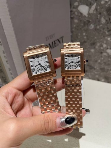 Steel Band, White Gold 490, Diamond 30 , Quantity Order Cartier Tank Normale Ser