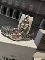 Vivienne Westwood Weiwei Anxi Taipo women's quartz watch, Vv311. The pink sunbur