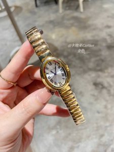 Cartier Baignoire bathtub series watch, elegant European style bathtub shape, p