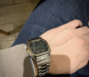 G-Sho 35th Anniversary Limited Edition Silver Square Fashion watches are current