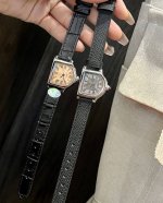 White Case Rose Gold 390 Cartier Table Clock Series. The History Of Cartier Cloc