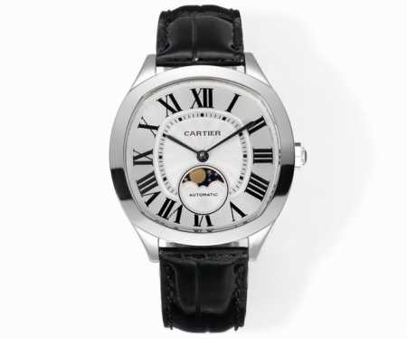 Cartier Drive De Cartier series watch. With its elegant and solemn cushion-shape - Click Image to Close