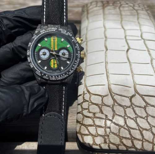 Rolex Universe Daytona series carbon fiber customized version, the watch is not