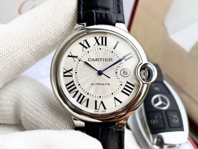 Cartier Cartler Blue Balloon Men's Watch Automatic Mechanical Movement 316 Stain