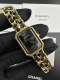 Chanel Premiere Collection Vintage Sugar Cube Watch 1987. Inspired by the iconi