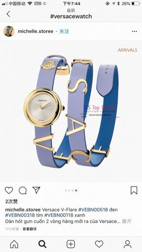 New and popular women's watch. Genuine leather strap with logo lettering, adjust