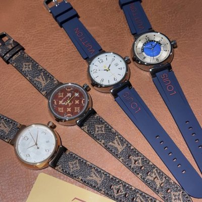 Real shot of Louis Vuitton, the perfect embodiment of luxury and exquisite watch