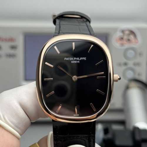 White-gold black crown + 50 Pp New Patek Philippe 5738 5 01 34.5