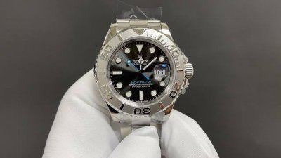 Rolex Yacht-Master White Case Grey 40mm Japanese Machine Top Quality Shipment Ac
