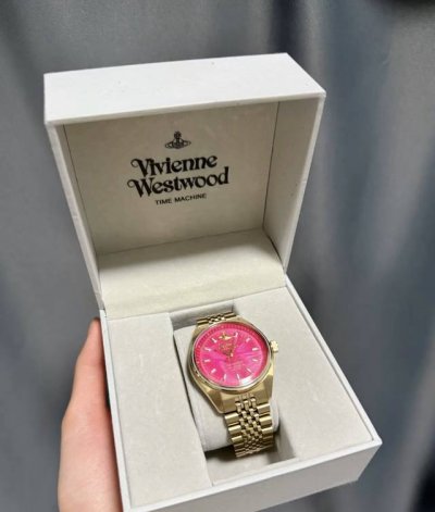 The Queen Mother watch is really a favorite. The dragon fruit pink color is real