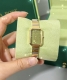 The first time I saw the Laura Rose Sugar Cube Green Watch, I was immediately ca