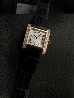 The Second Generation Of Tank Francaise, French Tank, Rose Gold Solid Leather Be