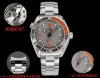 Tvs Omega Seamaster Planet Ocean 600M Diver's Watch "Quarter Gray Orange" Bestse