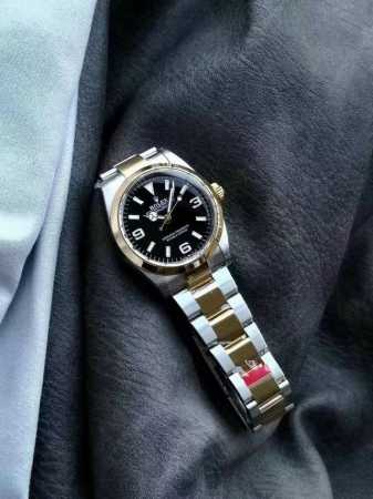 Sj's white and gold case Rolex XF3 Explorer series 36-40mm 2836 modified to 3230 - Click Image to Close