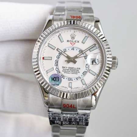 New Rolex Sky-Dweller! Case size 42mm, stable, reliable, graceful! Bezel uses Ro - Click Image to Close