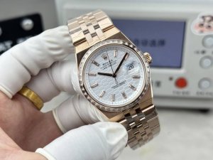 White Gold Diamond + 100 Es Factory Rolex Land-Dweller V2 Upgraded Version Size