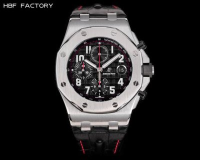Gold, white and black are the same price, steel band +100. Hbf Factory Audemars