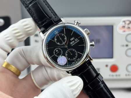 White Gold. Original buckle +50. Zf production, Portofino Chronograph watch. wa - Click Image to Close