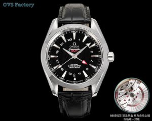 White-gold steel strap +100. Ovs Seamaster 150M GMT equipped with a new 1:1 int