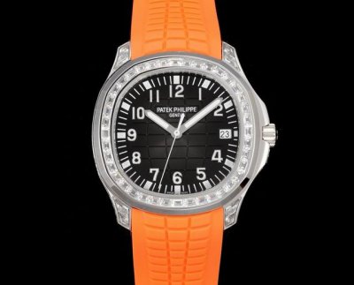 Full T square diamonds uniform price: Patek Philippe 5167 300G platinum large T