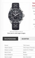 New Rubber Strap Model Available. Packaging +50. New High-Quality Tag Heuer Mode