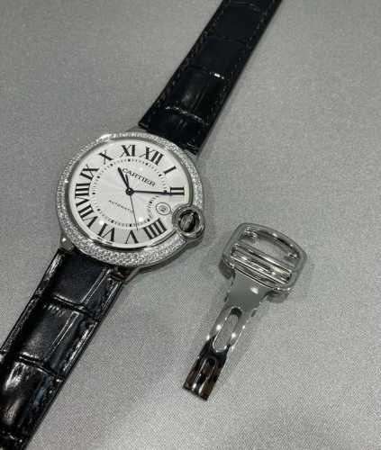 Cartier Ballon Bleu series W69016Z4 Men's automatic mechanical watch, 42mm diam