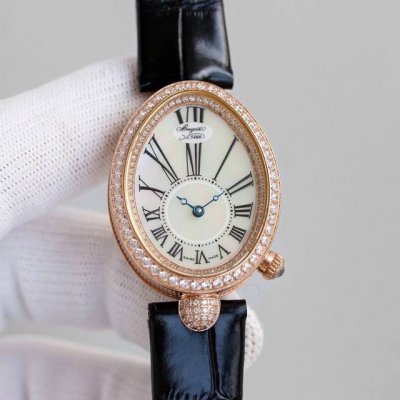 white and gold diamond Breguet Queen of Naples 8918Br 58 864 D00D is now availab