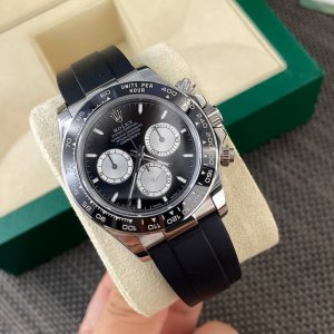 Superior quality at a glance! Rolex Daytona, latest model! Black dial. This mod