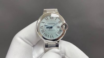 Today's Recommendation Cartier Blue Balloon Blue Face 33Mm Automatic Winding Mec