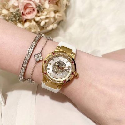 White Gold + 30 Diamonds + 30 Ferragamo - Ferragamo - An elegant timepiece that