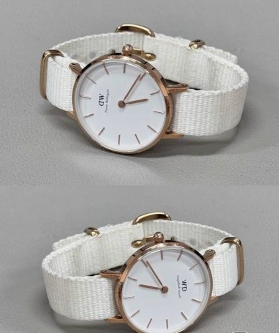 Daniel Wellington Dw Women's Watch, Textured Gold, Simple and Versatile, Quartz