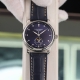 The strongest version of the leather and steel Longines Master Moon Phase. It ha
