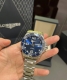 Longines Conquest with ceramic bezel and blue dial. The vibrant blue is a classi