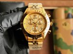 Versace New Men's Six-Hand Quartz Vk Chronograph Watch, Swiss Fashion Quartz Me
